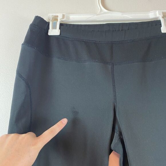 Athleta Womens Medium Run About Yoga Pants Bootcut Black 905874 - Picture 5 of 14